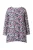 Ulla Popken Shirt  marine / bessen / natuurwit