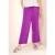 Cecil Dames Wide Legs broek van linnenmix in Pink