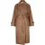 EsQualo Coat Long Belt Camel