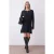 TRENDYOLMİLLA Dames Zwart Effen Extra Kort / Super Mini Lang Casual A-lijn Jurken