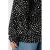 MS Mode Plus Size top met stippen – zwart/wit