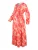 MAMALICIOUS Jurk ‘MLSANDRA TESS’  geel / rood