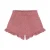 Daily7 straight regular waist casual short roze broderie