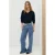 MANGO TEEN wide leg jeans – mediumblauw