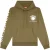 Diesel Dot-logo groene hoodie
