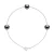 Armband TRIO – 3 Echte Gecultiveerde Tahiti Parels DOOR Ronde 7-8 mm