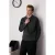 TRENDYOL MAN Heren Grijs Effen Lang Regular fit Sweatshirts