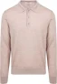 King Essentials The Robert Long Sleeve Poloshirt Merino Beige