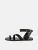 L37 HANDMADE SHOES Teenslipper ‘OCEAN ODYSSEY’  zwart