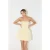 Odd Muse Strapless Dress Lemon