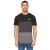Henleys Heren Henpanel Kleurblok Katoenen T-Shirt (Zwart)