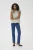 Blouse met korte mouwen Regular fit Feather Gray beige