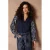 Lofty Manner top met borduursels – donkerblauw