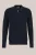 WE Fashion – Heren regular fit vest met structuur – Regular fit – Donkerblauw – Katoen –