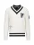 19V69 ITALIA Trui ‘Eliano’  navy / offwhite