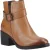 Hush Puppies Hensley Leren Tan Enkellaarzen Met Hoge Hak Voor Dames