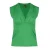 Groene Faux Wrap Mouwloze Top