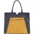 GUESS Medium Satchel Contr Galaxy Blue Handbag A713