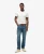 Superdry Mannen Vintage Slimfit Jeans met Rechte Pijpen Blauw