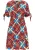 Faina Zomerjurk Dames Rood Veelkleurig