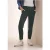Cecil Dames Broek met gewassen look in Groen
