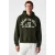 Sweatshirt met capuchon, zak en print