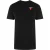 Love Moschino T-shirt Met Klein Hartlogo, Zwart