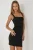 Vierkante Halslijn Bodycon Minijurk