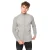 Crosshatch Heren Birchin gebreide trui met volledige rits (Grijs)