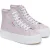 Superga Dames/Dames 2708 Lamé Hoge Tops (Pastel Lilla iriserend)