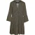 Jurk van viscose met geplooide naden