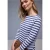 Street One Dames Gestreept shirt in Blauw