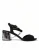 Spiegelhak Sandalen Zwart Stijl