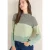 Cecil Dames Colorblock jacquard shirt in Groen