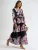 MSN Collection Jurk  blauw / pink / rosa / zwart