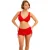 Freya niet-voorgevormde crochet beugel bikinitop Nomad Nights rood