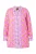 Ulla Popken Blouse  goudgeel / lila / pink / wit