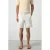 Mango Man regular fit bermuda short met linnen – wit