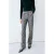 Mango straight leg jeans met panterprint – grijs/zwart