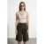 Mouwloze Blouse met Col en Strik