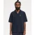Fred Perry Heren Lichtgewicht Textuur Revere Kraag Korte Mouwen Shirt