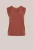 WE Fashion – Dames jersey singlet – Regular fit – Terra Cotta – Livaeco™ Viscose –