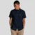 Herenoverhemd Lyle And Scott Katoen Slub Korte Mouw in Navy
