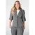 MS Mode blazer met strass-steentjes – grijs