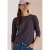Longsleeve met boothals en strepen