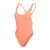 Speedo Dames/dames stevig ééndelig zwempak (Perzik)