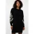 EsQualo Dress Tape Embroidery Black