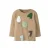 NAME IT MINI longsleeve met print – zand