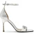 AllSaints Betty Metallic Sanda Silver
