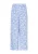 Usha Broek  blauw / lichtgrijs / wit